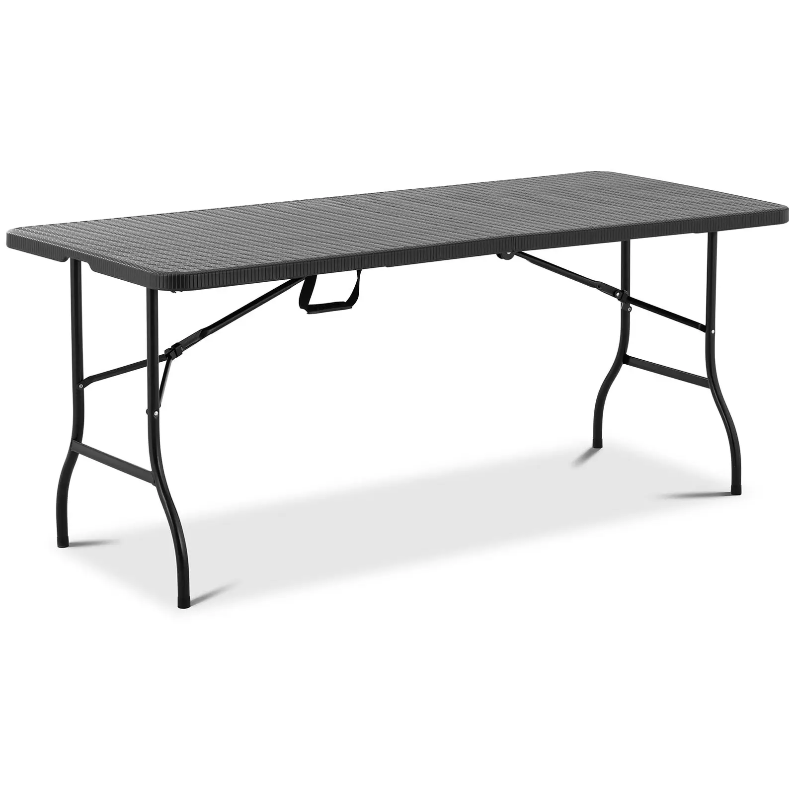 Sulankstomas stalas - 1 830 x 750 x 740 mm - „Royal Catering“ - 150 kg - vidus/išorė - juodas