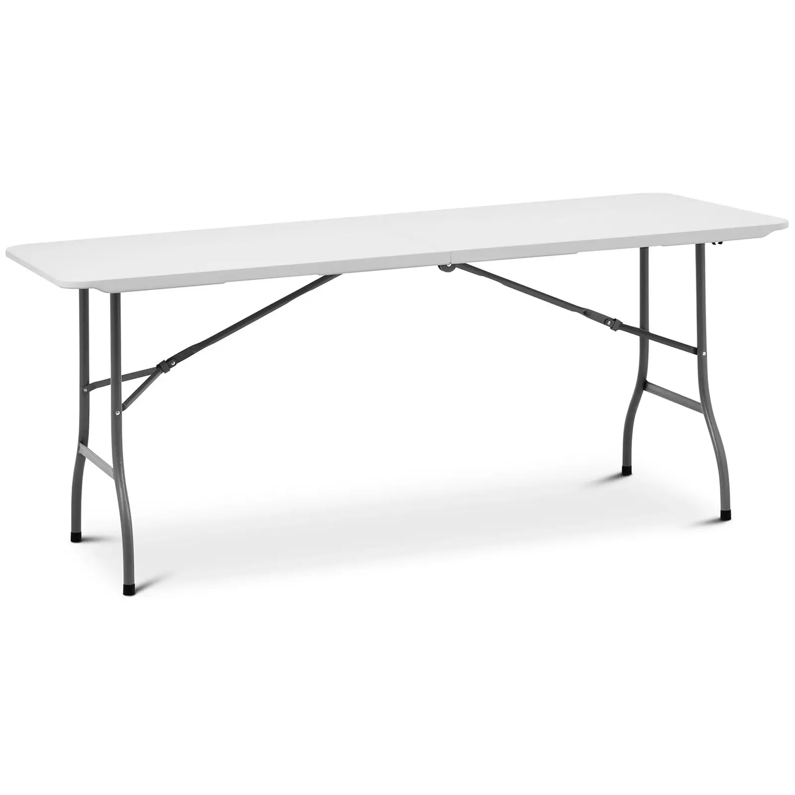 Sulankstomas stalas - 1 800 x 750 x 740 mm - „Royal Catering“ - 150 kg - vidus/išorė - baltas