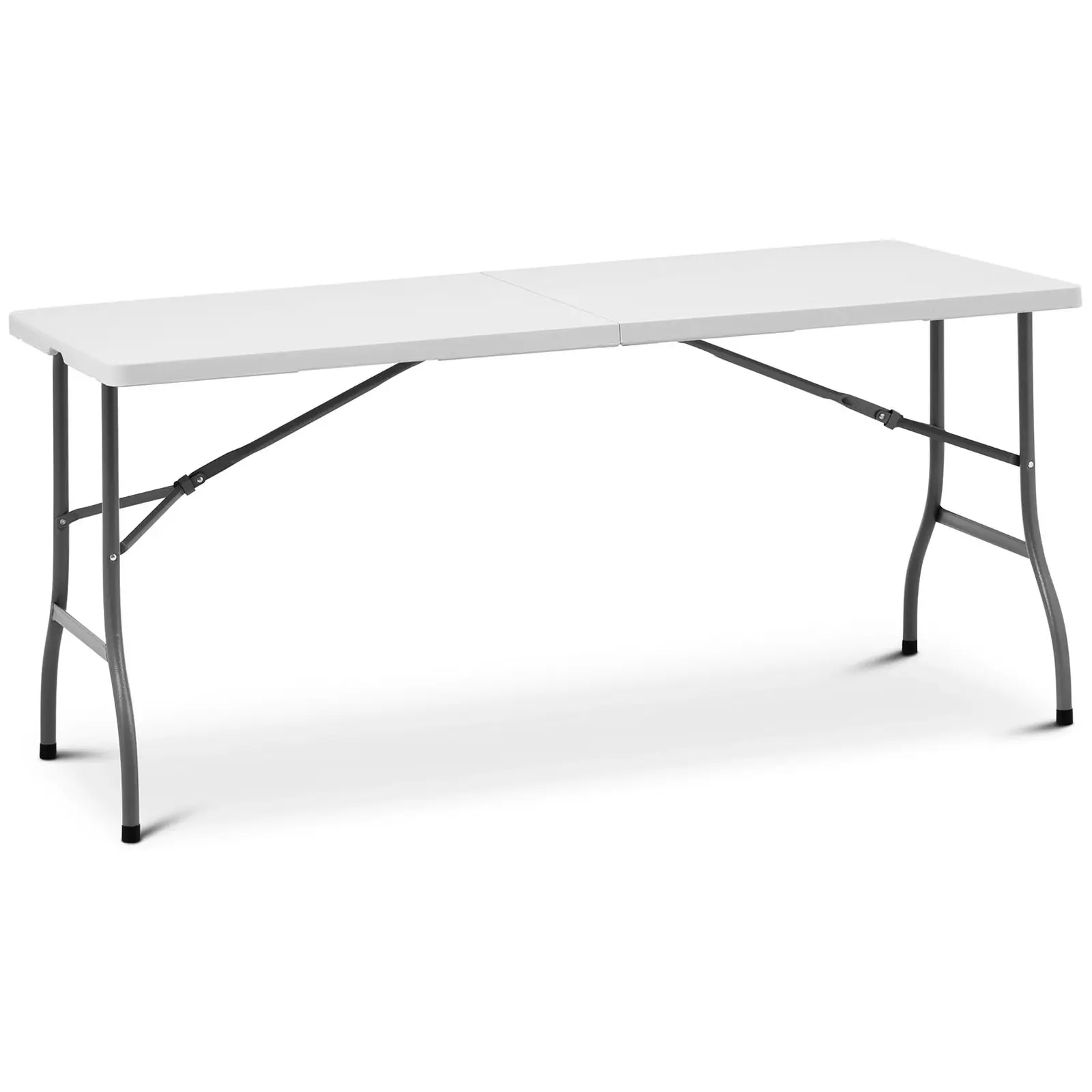 Sulankstomas stalas - 1520 x 700 x 750 x 740 mm - „Royal Catering“ - 150 kg - vidus/išorė - baltas