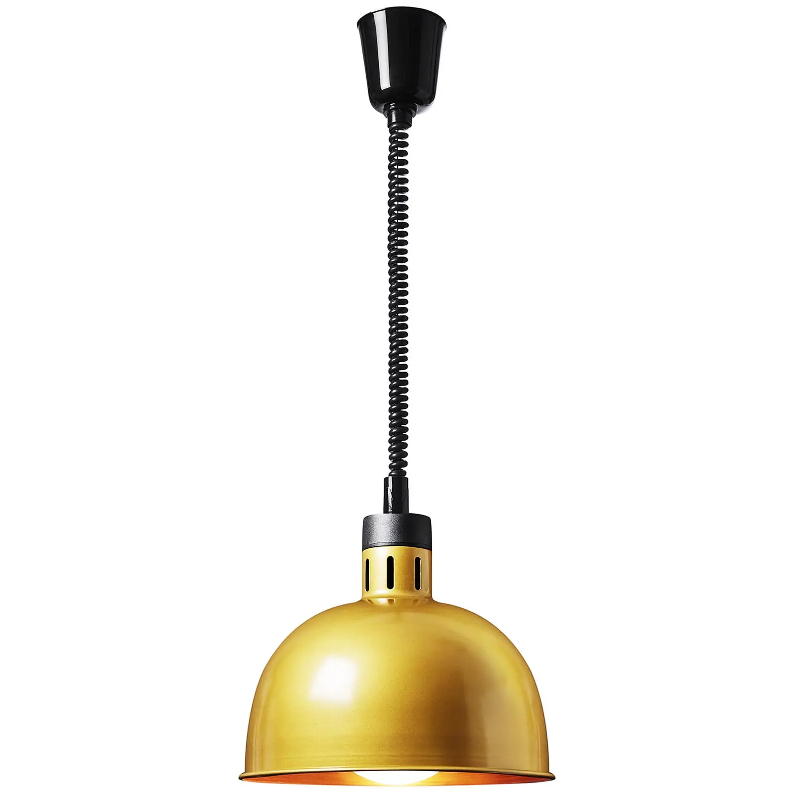 Šilumos lempa - šviesiai auksinė - 29 x 29 x 29,5 cm - „Royal Catering“ - plienas - reguliuojamas aukštis