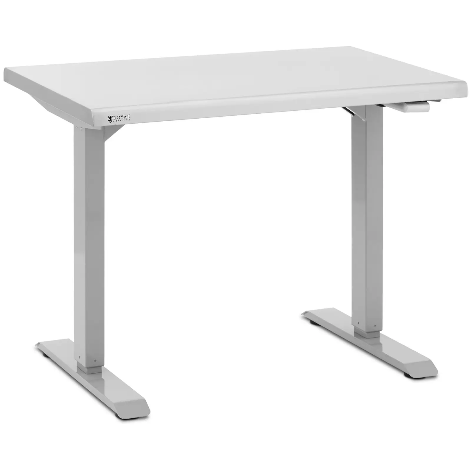 Nerūdijančio plieno stalas – reguliuojamo aukščio – 96 x 60 x 71,5 - 117 cm – 70 kg – Royal Catering