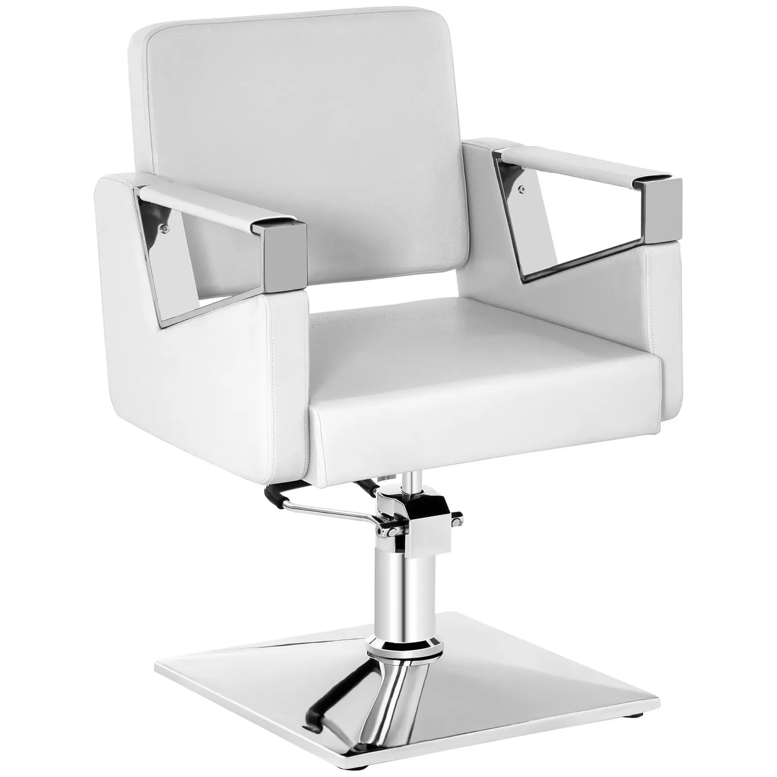 Grožio salono kėdė - 445-550 mm - matinė balta