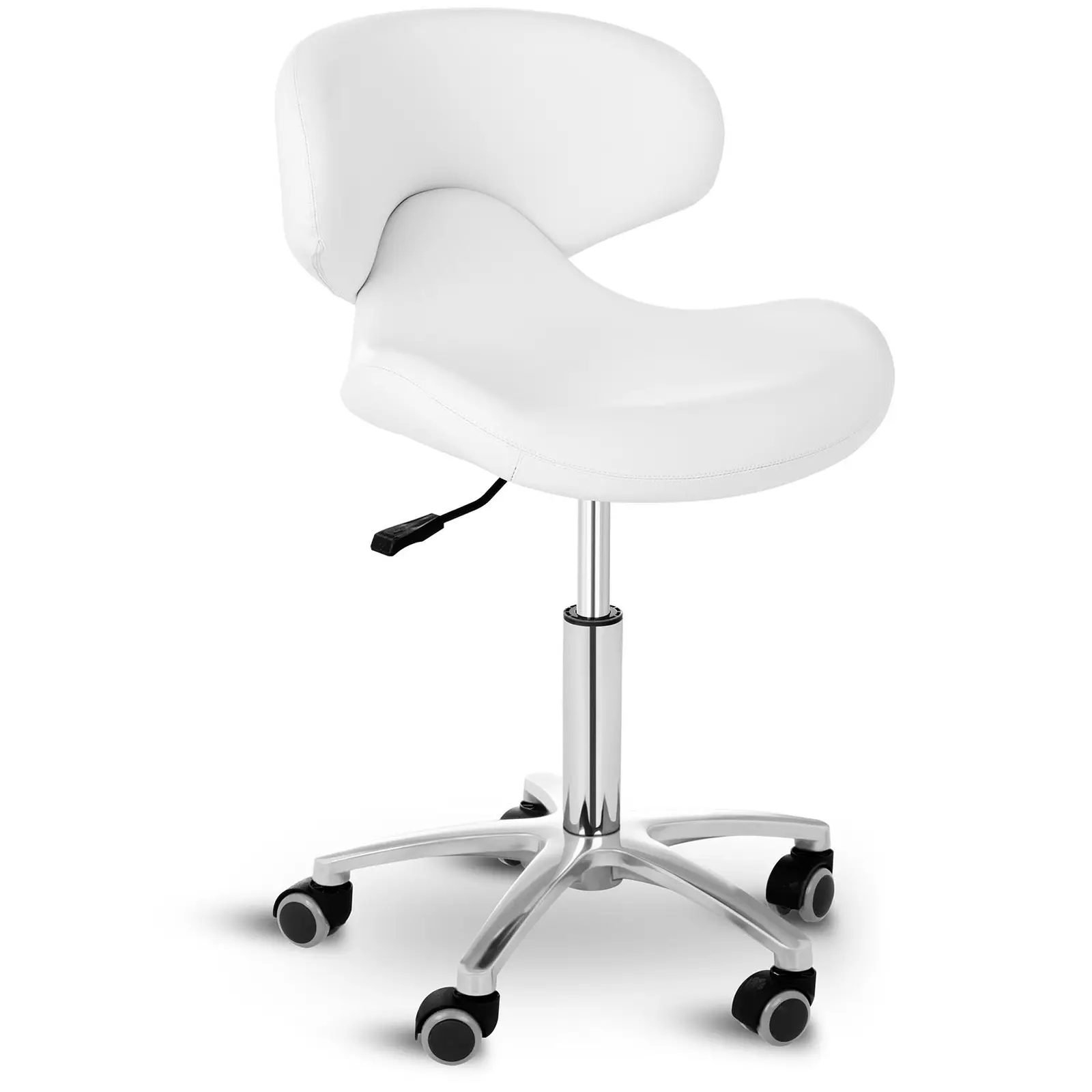 Kėdė su atlošu - 440- 570 mm - 150 kg - balta