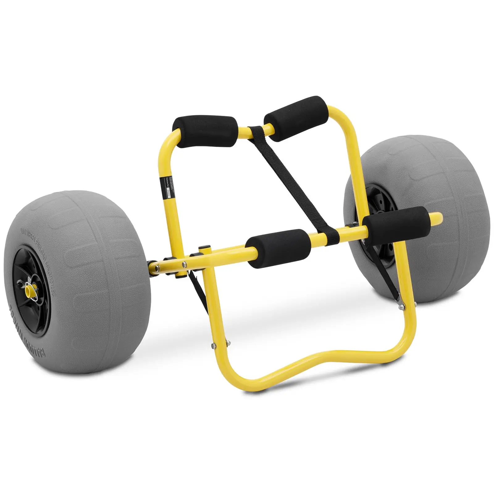 Baidarių vežimėlis - sulankstomas - su baliono ratais - 75 kg