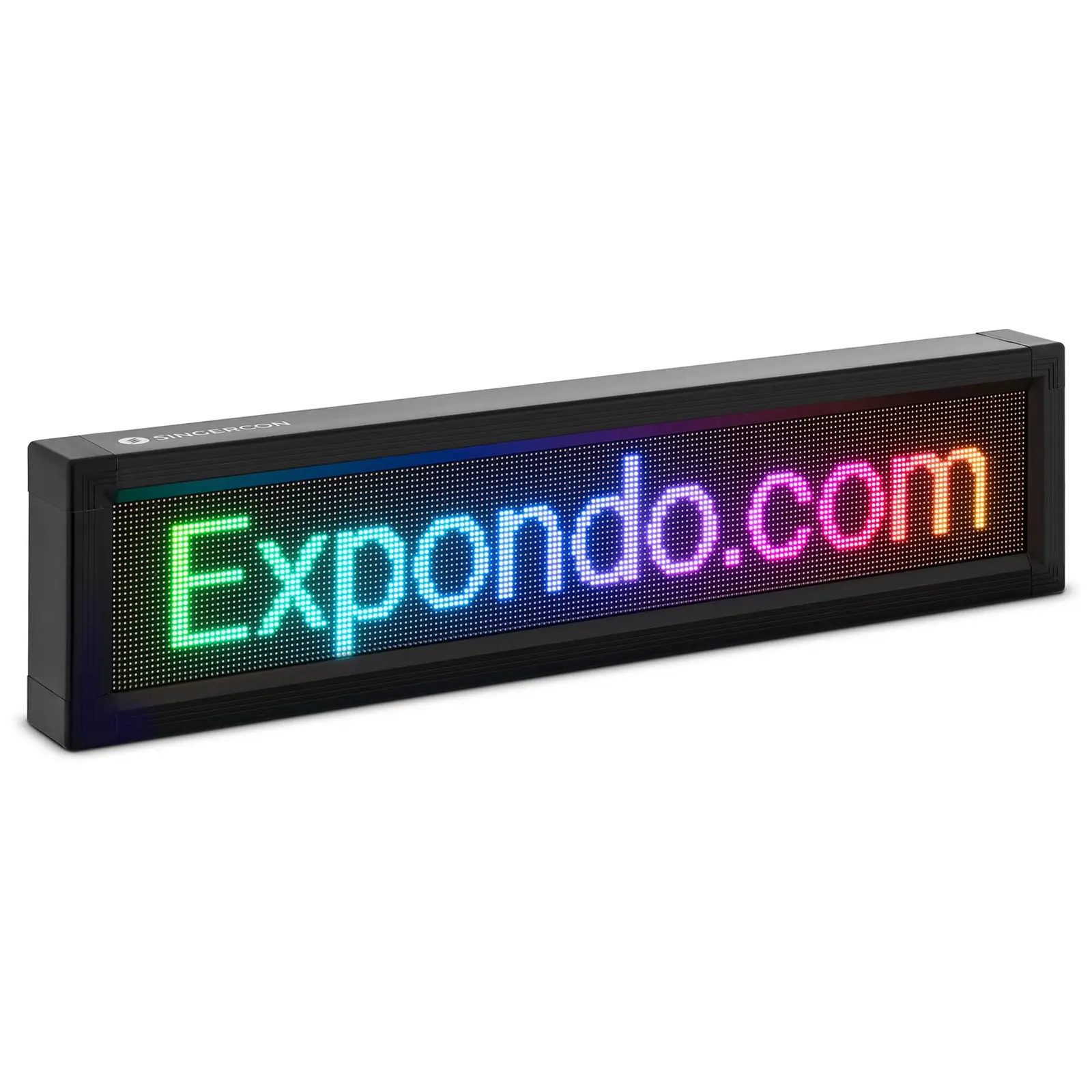 LED ekrano skydas - 192 x 32 spalvoti šviesos diodai - 67 x 19 cm - programuojama per „iOS“ ir „Android“