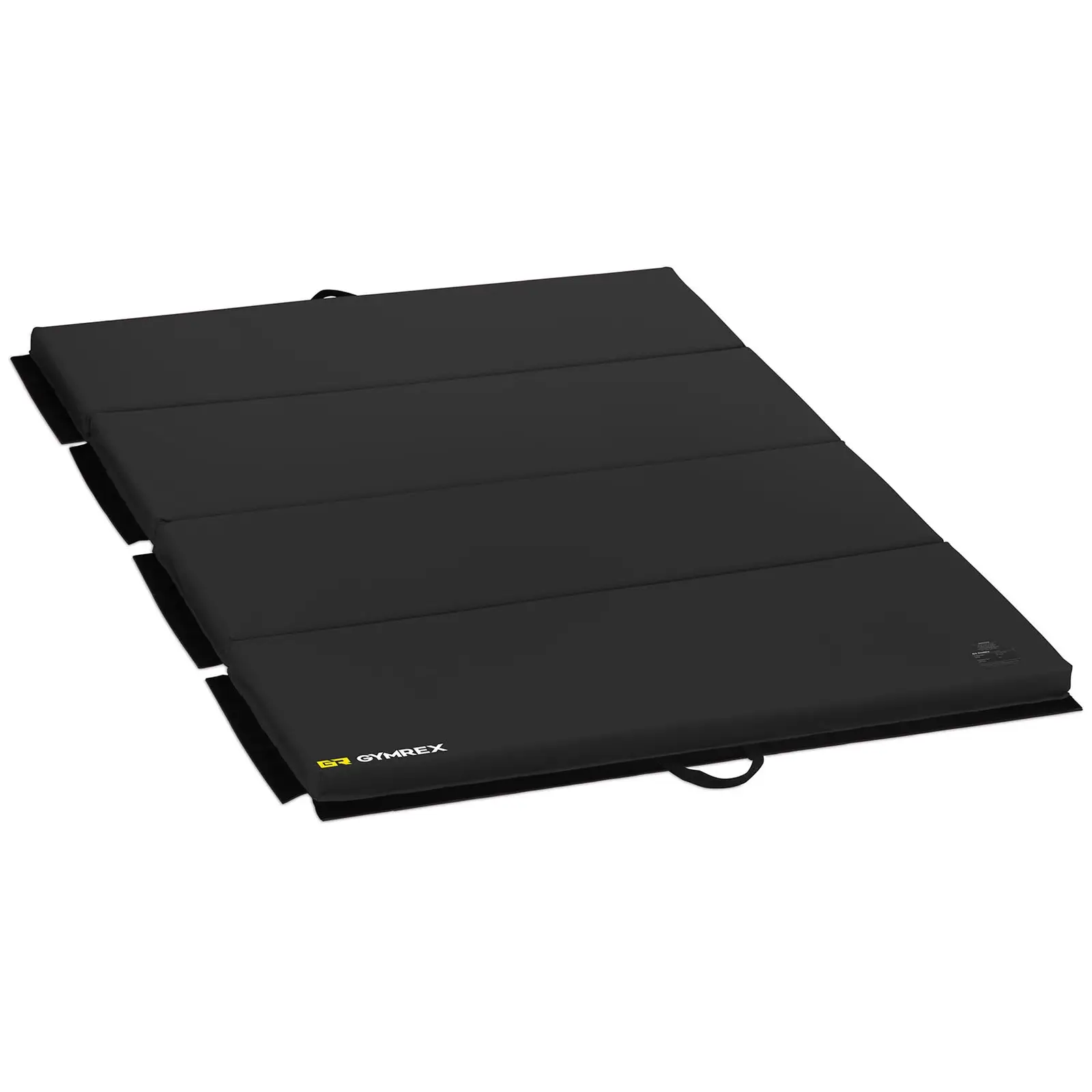 Gimnastikos kilimėlis - 200 x 120 x 5 cm - sulankstomas - juodas - keliamoji galia iki 170 kg