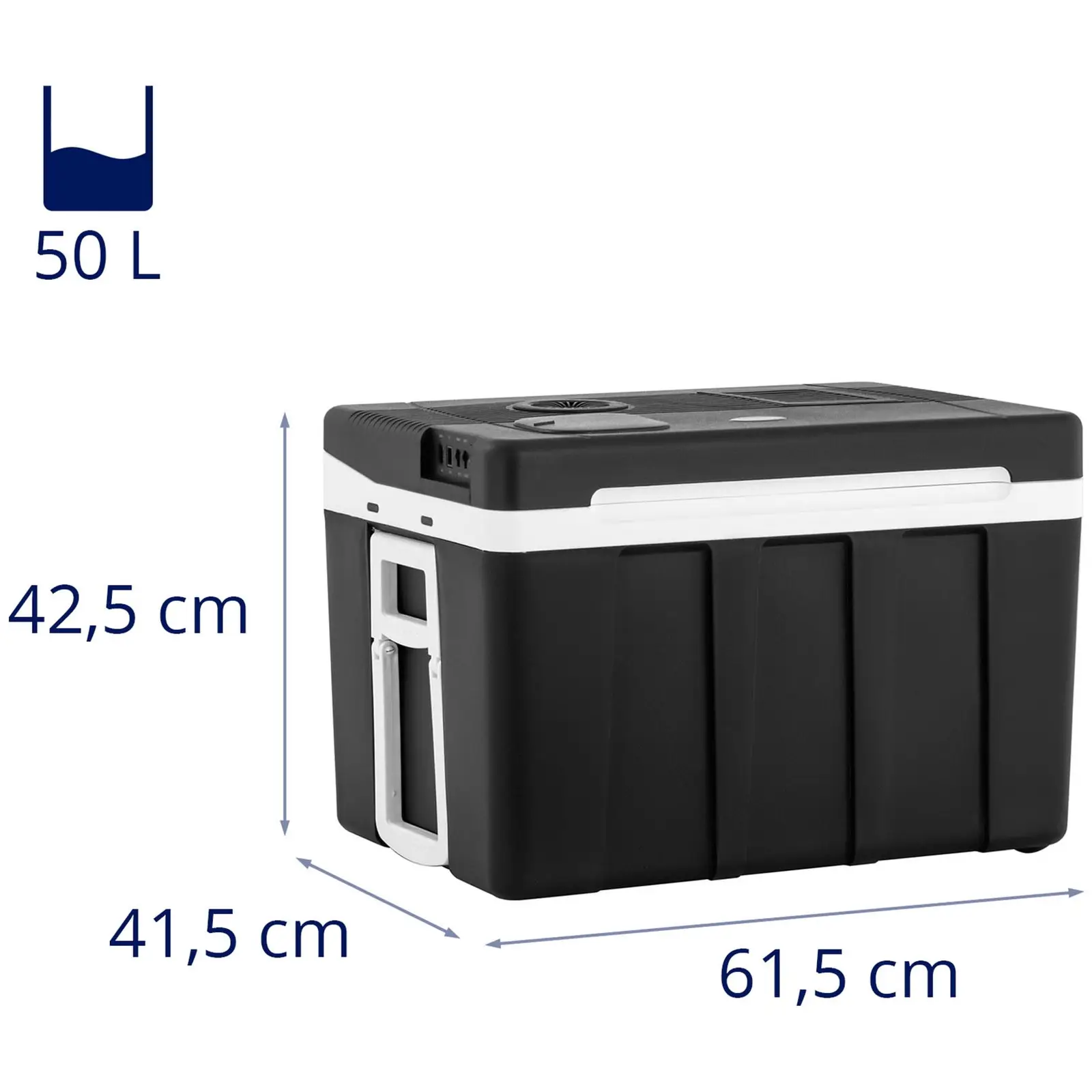 Elektrinė šaldymo dėžė - prietaisas „2-in-1“ su šildymo funkcija - 50 l