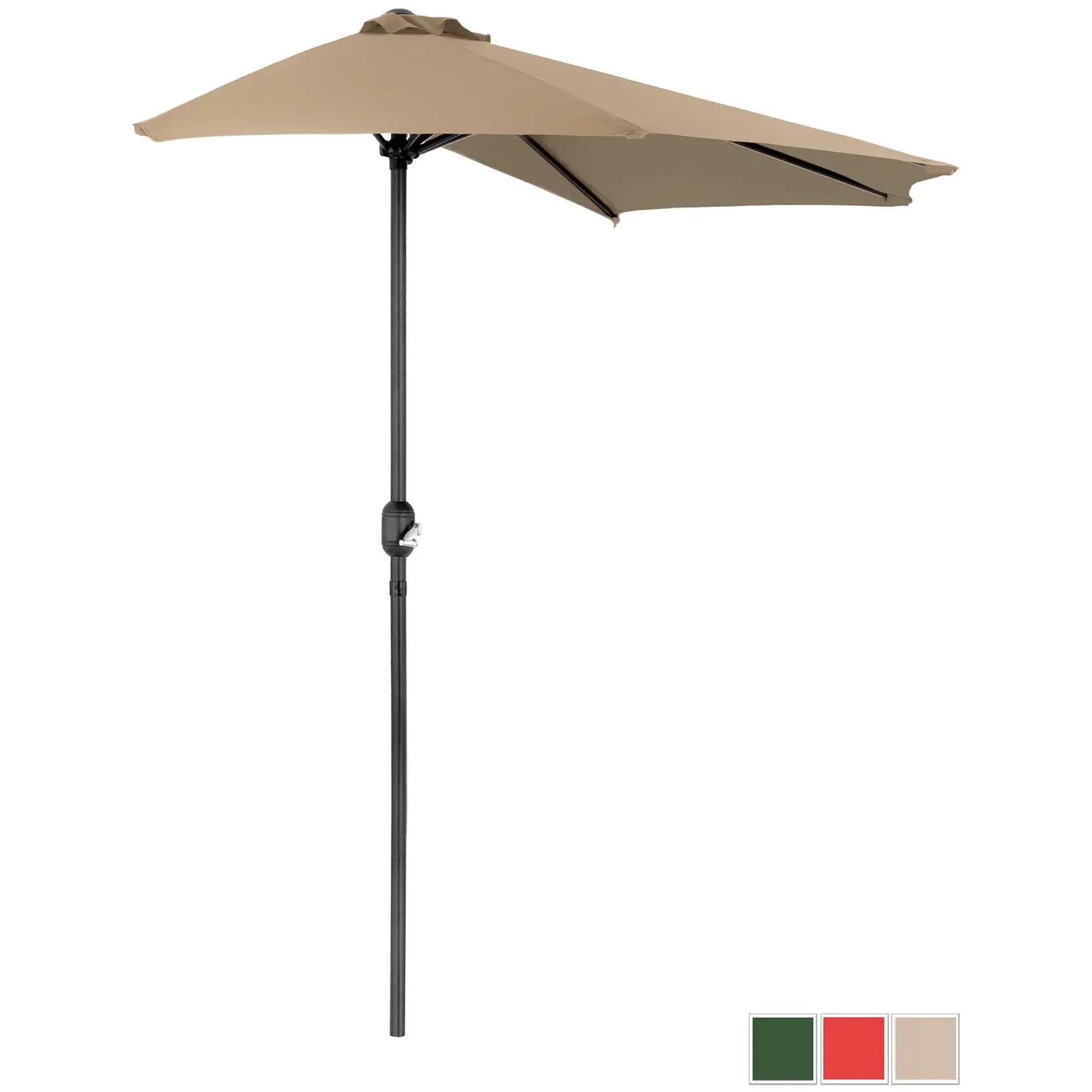 Pusinis skėtis – Taupe – penkiakampis – 270 x 135 cm