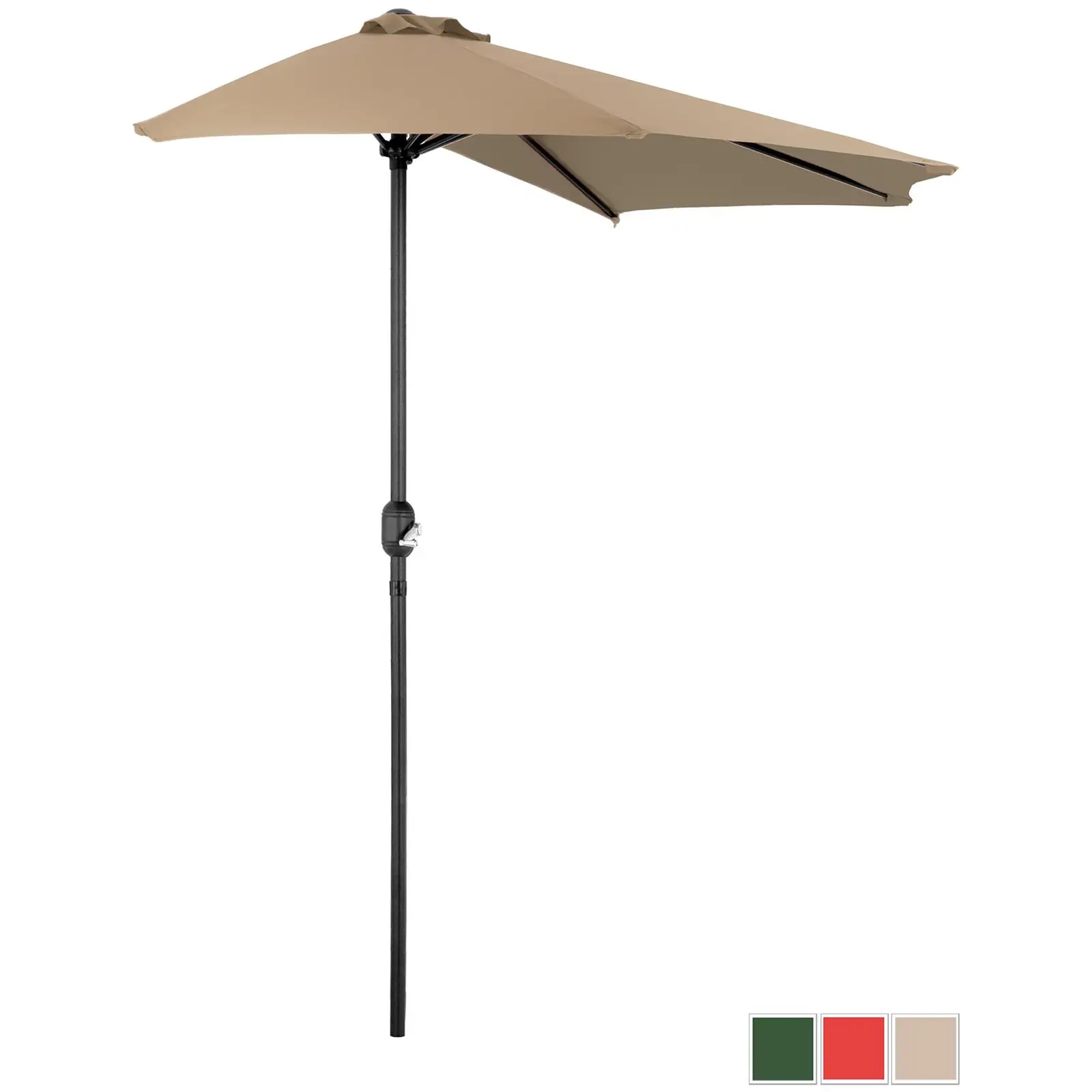 Puriau skėtis - kreminis - penkiakampis - 270 x 135 cm