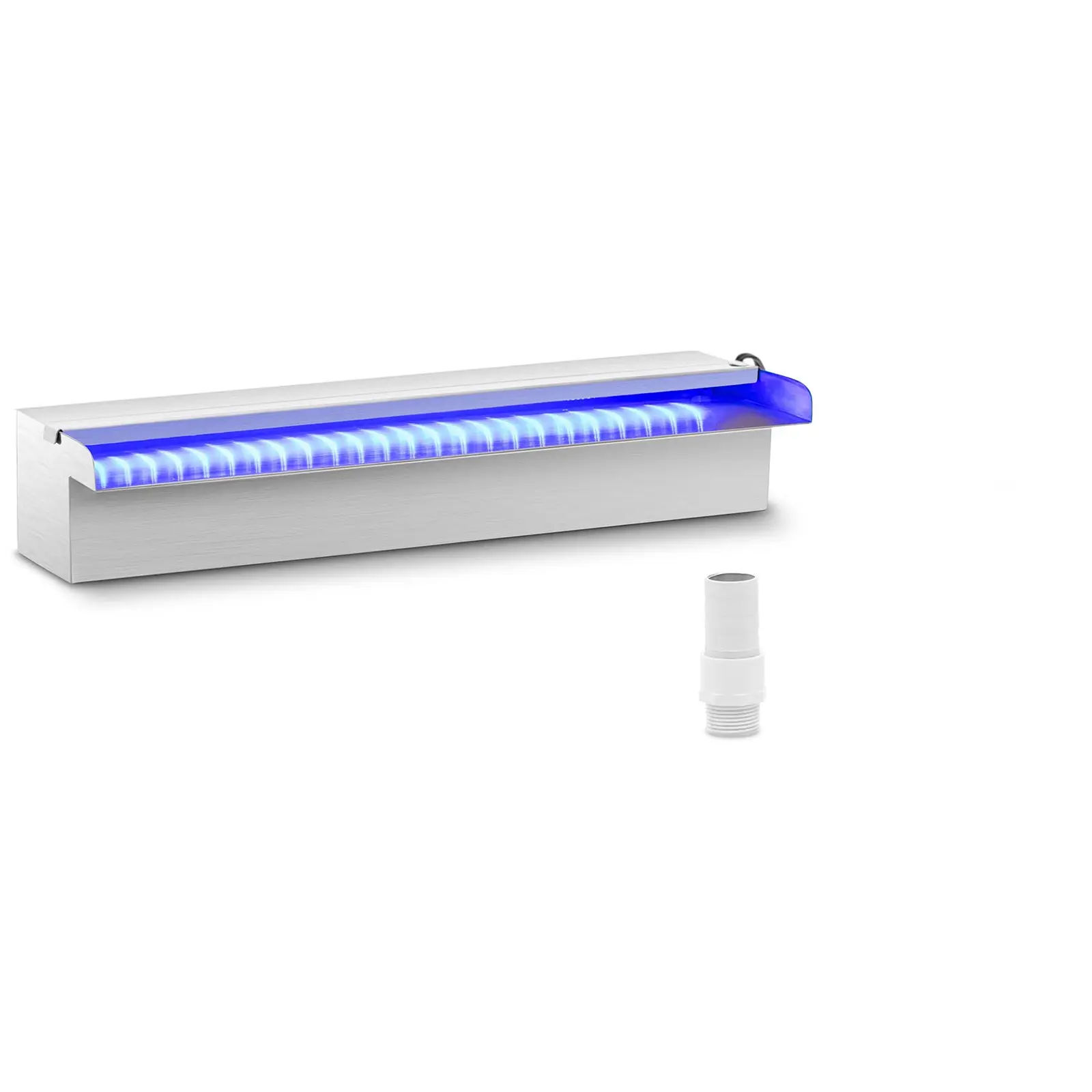 Viršutinis dušas – 45 cm – LED apšvietimas – mėlyna / balta