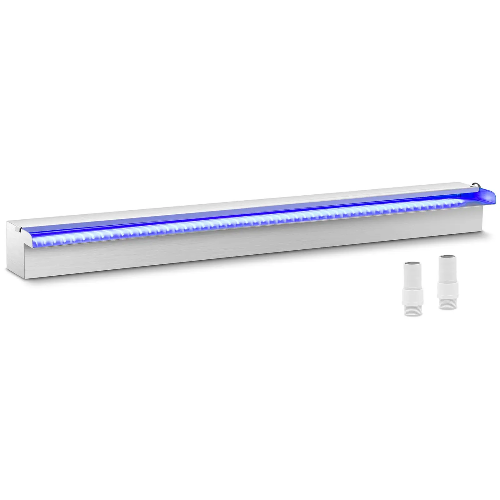 Viršutinis dušas – 90 cm – LED apšvietimas – mėlyna / balta