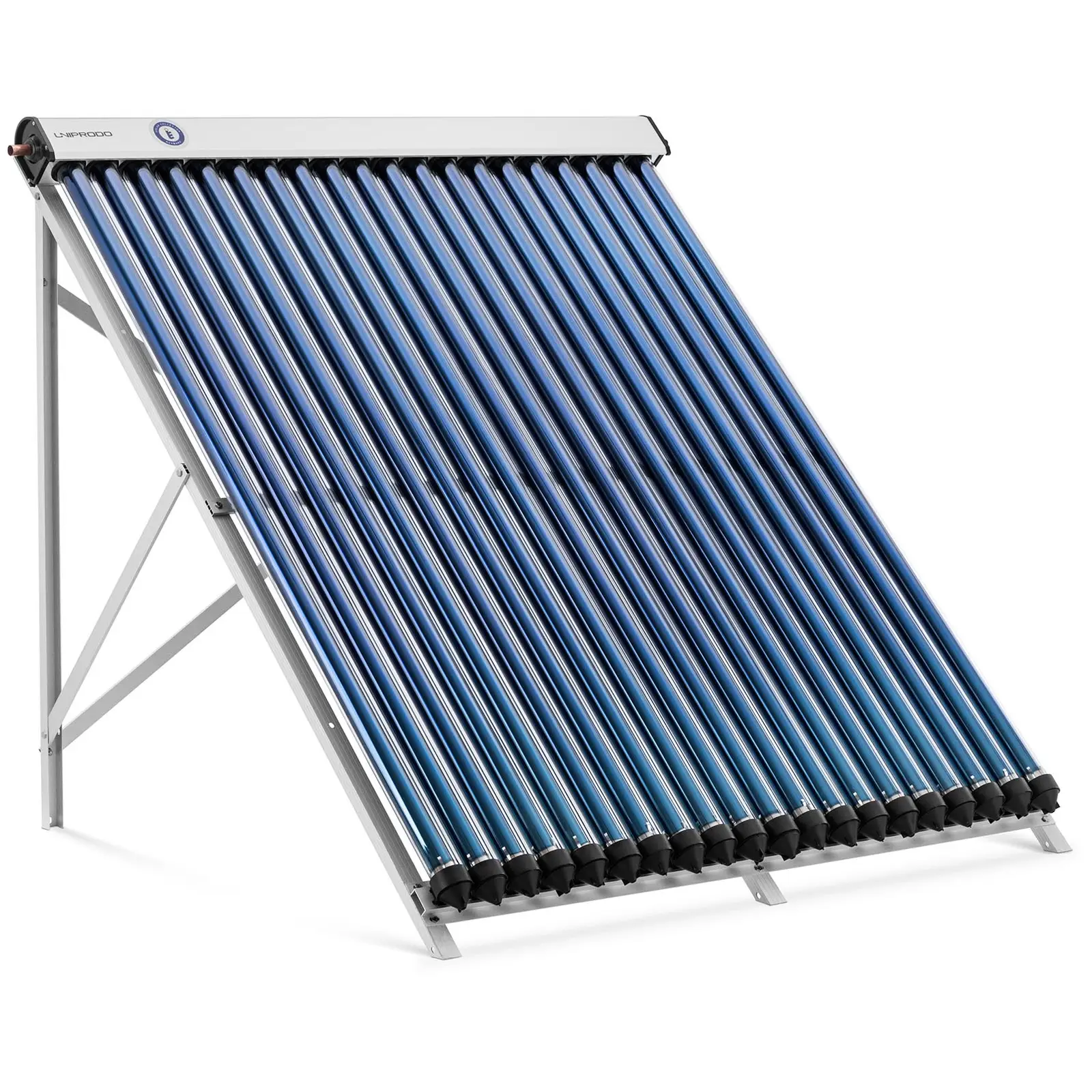 Vakuuminis vamzdinis saulės kolektoriu - saulės šiluminė energija - 20 vamzdžių - 160 - 200 l - 1,6 m² - -45 - 90 °C