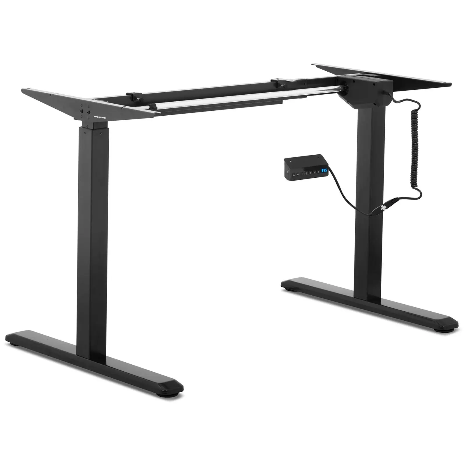Sėdėjimo ir stovėjimo stalo rėmas - 120 W - 80 kg - juodas