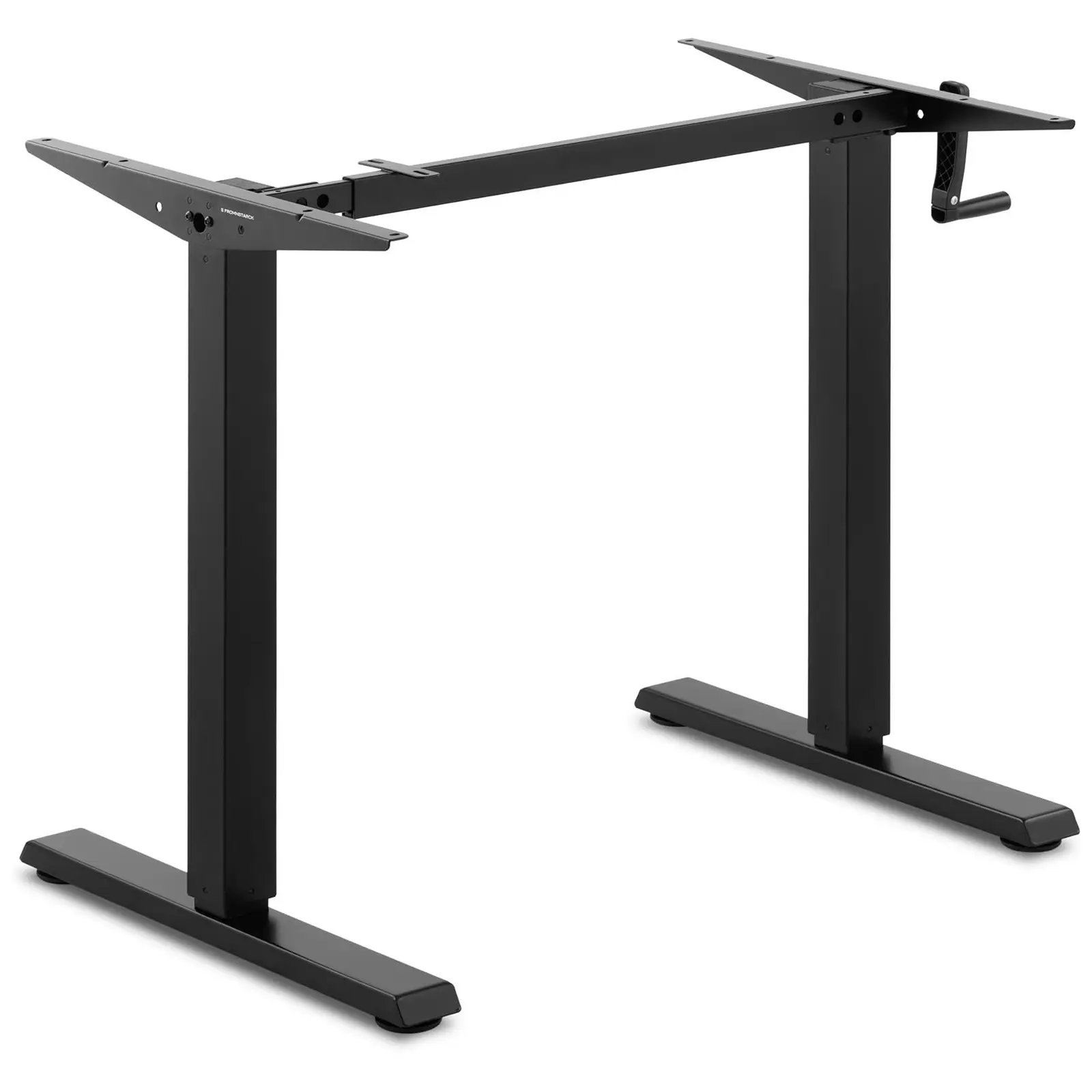 Sėdėjimo ir stovėjimo stalo rėmas STAR_DESK_24 - rankinis - 70 kg - juodas